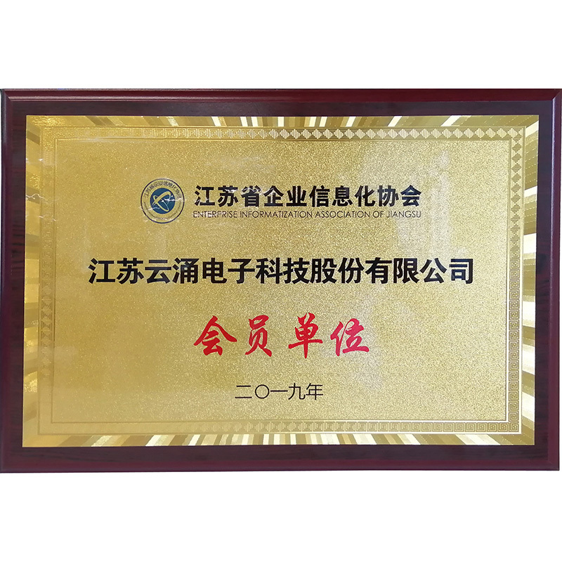 江蘇省企業(yè)信息化協(xié)會會員